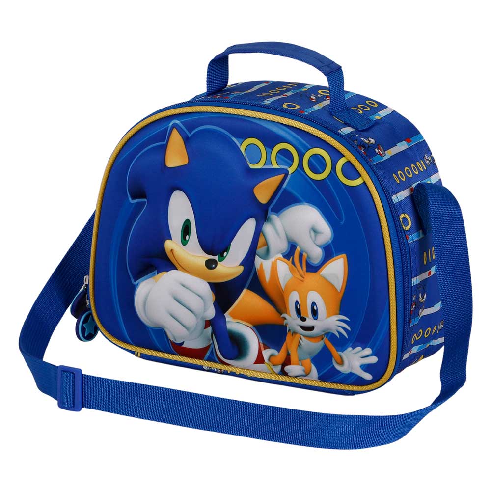Sonic The Hedgehog Tails - 3D Lunch Bag, Blue