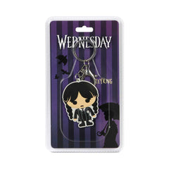 Wednesday Miércoles Chibi-Llavero Brand, Negro