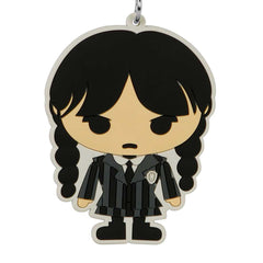 Wednesday Miércoles Chibi-Llavero Brand, Negro