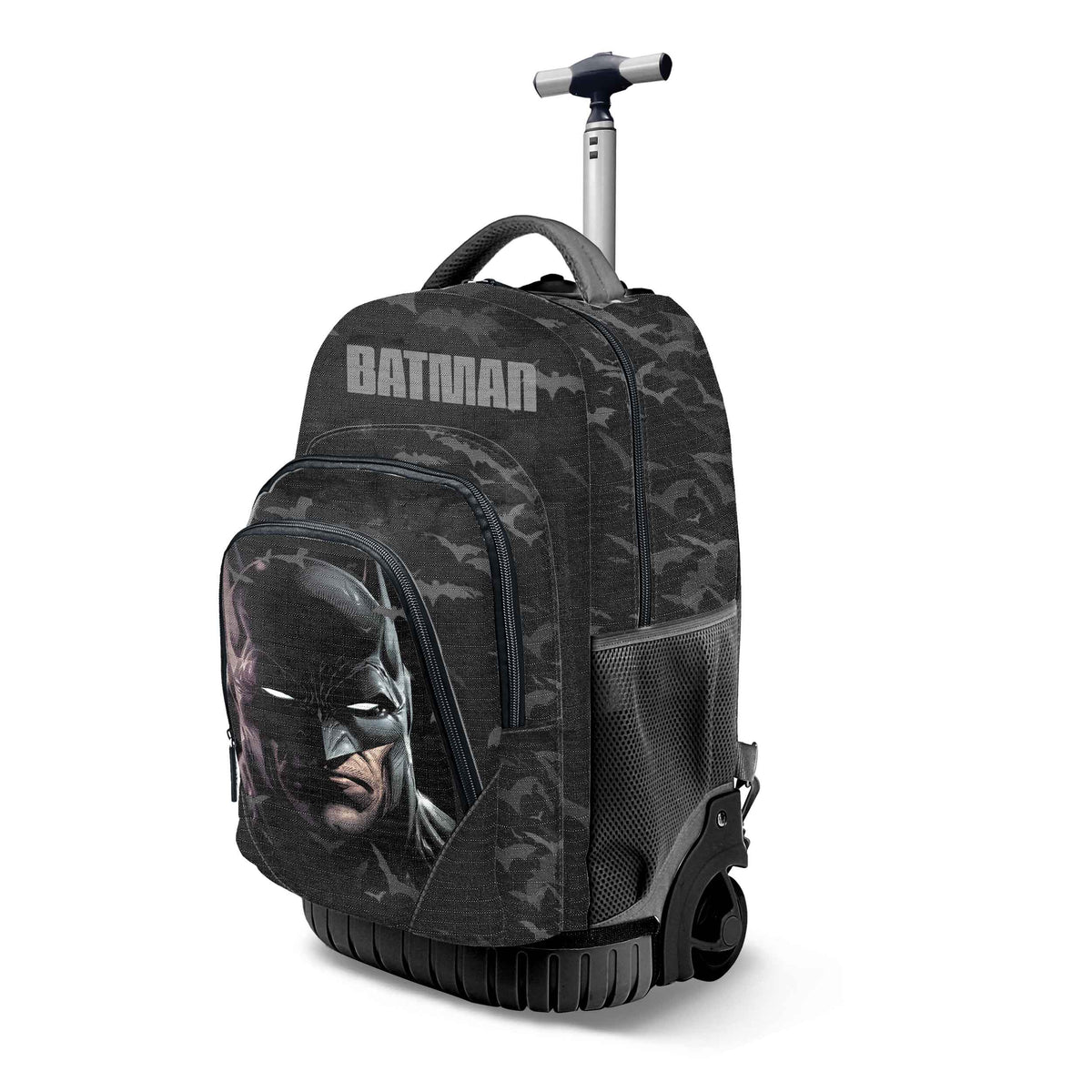 DC Comics Batman Face-Mochila Trolley GTS FAN, Negro