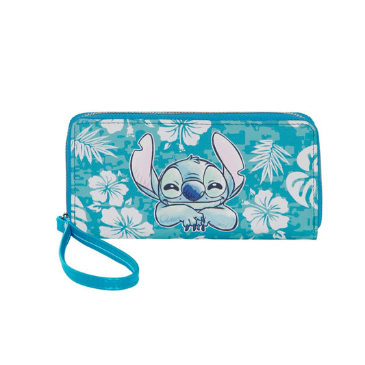 Disney Lilo e Stitch Aloha-Portafoglio Essenziale, Blu