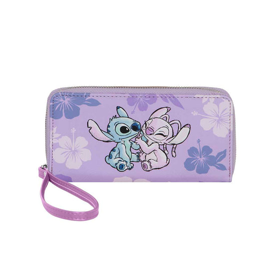 Disney Lilo y Stitch Stitch & Angel-Billetero Essential, Lila