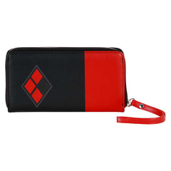 DC Comics Harley Quinn Jacket-Essential Wallet, Black