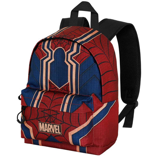 Marvel Spiderman Drop-Mochila Pequeña HS FAN, Rojo