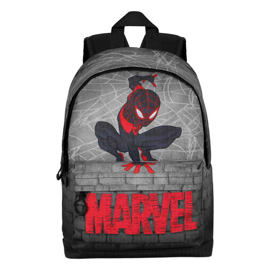 Marvel Spiderman Spin-Mochila Pequeña HS FAN, Gris