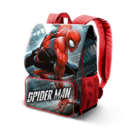 Marvel Spiderman Rain-Zaino Espandibile EXP, Multicolore
