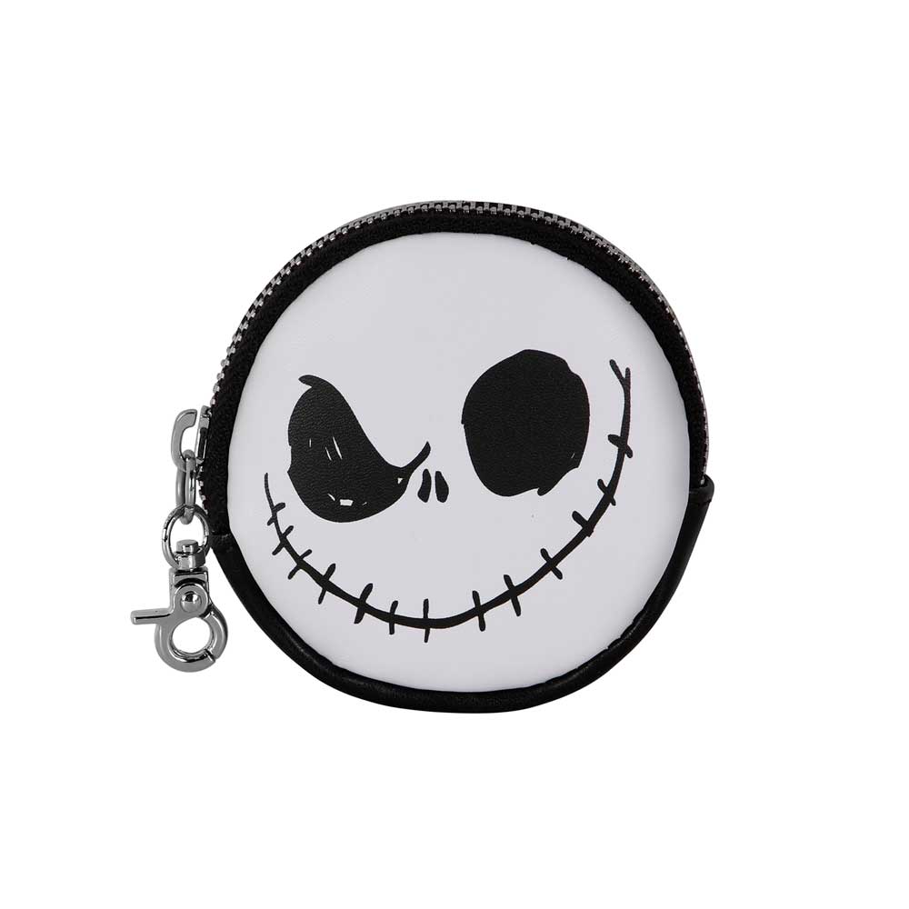 Disney Pesadilla Antes de Navidad Face-Monedero Cookie, Negro