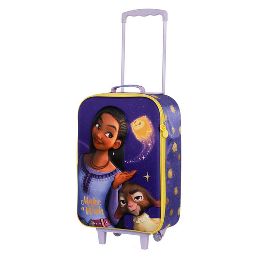 Disney Wish: The Power Of Wishes Star-Soft Trolley Suitcase 3D, Purple