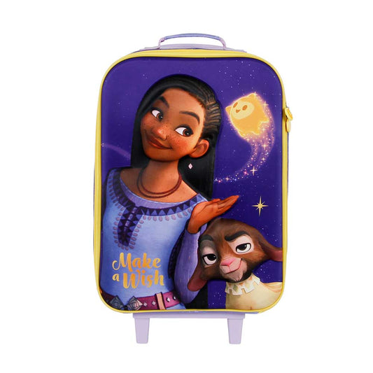 Disney Wish: The Power Of Wishes Star-Soft Trolley Suitcase 3D, Purple
