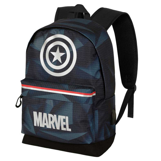 Marvel Metal-HS Backpack Silver, Black