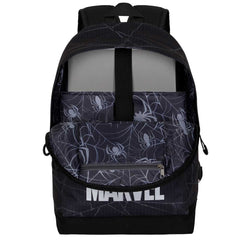 Marvel Spiderman Reflect-Backpack HS Silver, Black