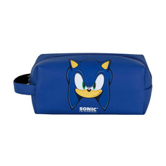 Sonic The Hedgehog - SEGA Sight-PLUS Brick Travel Toiletry Bag, Blue