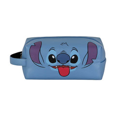 Disney Lilo and Stitch Tongue-PLUS Brick Travel Toiletry Bag, Blue