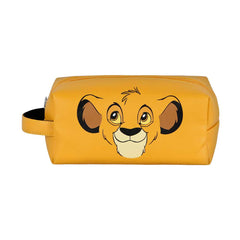Disney Lion King Face-PLUS Brick Travel Toiletry Bag, Yellow