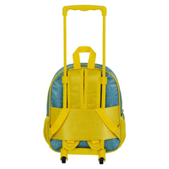 Naruto Peace-Mochila 3D con Ruedas Pequeña, Multicolor