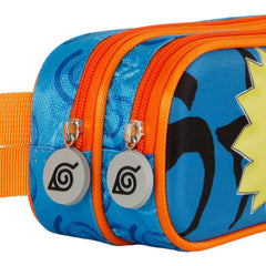 Naruto Happy-Double 3D Pencil Case, Blue