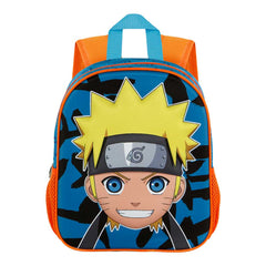 Naruto Happy-Mochila 3D Pequeña, Azul
