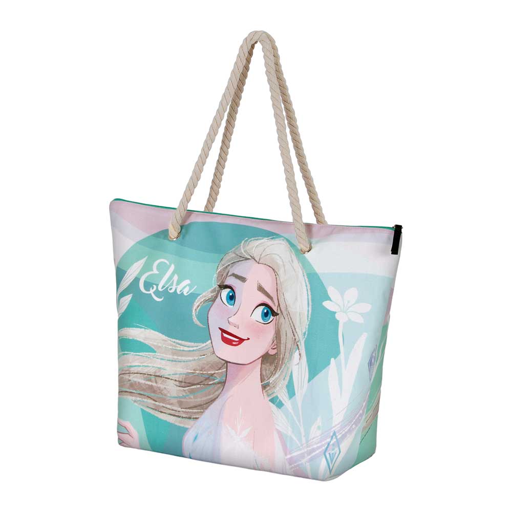 Disney Frozen 2 Summer-Borsa da Spiaggia Soleil, Blu