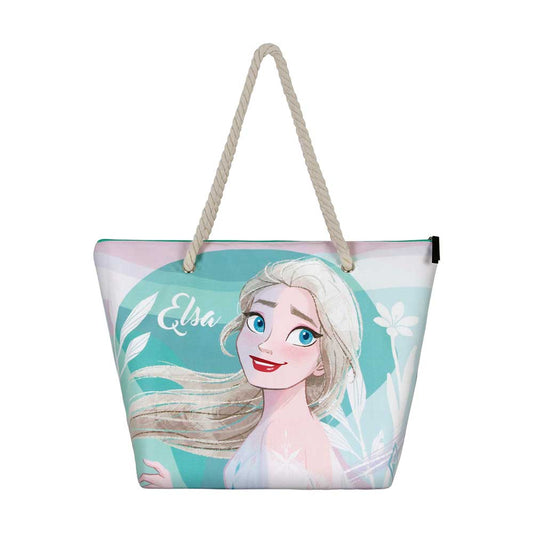 Disney Frozen 2 Summer-Borsa da Spiaggia Soleil, Blu