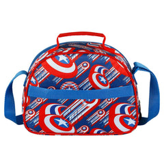 Marvel Captain America First - 3D Lunch Bag, Blue