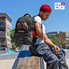 PRO-DG SK8-Mochila Running PLUS, Negro