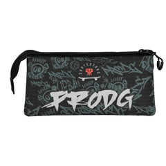 PRO-DG SK8-Estuche Portatodo Triple, Negro