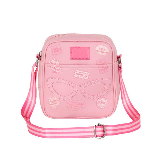 Barbie Travel-Bolso Bandolera Sling Fashion, Rosa