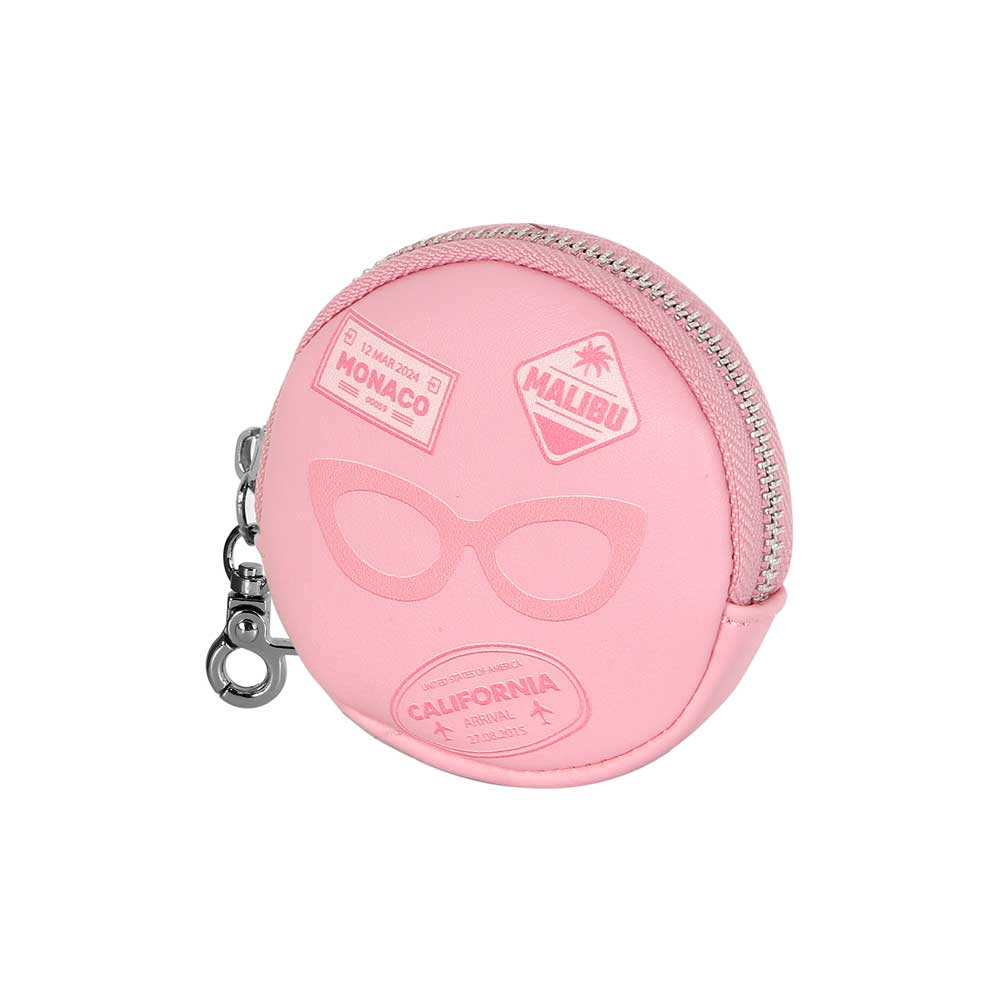 Barbie Travel-Cookie Coin Purse, Pink