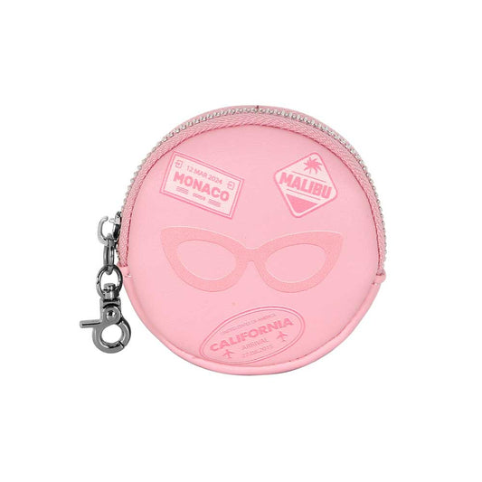 Barbie Travel-Monedero Cookie, Rosa