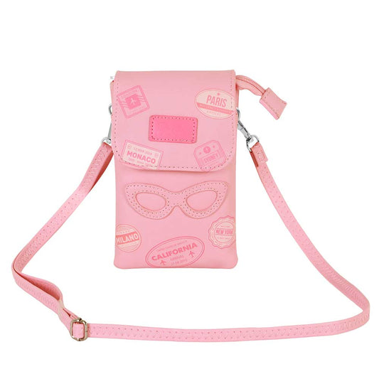 Barbie Travel-Mobile Phone Bag, Pink