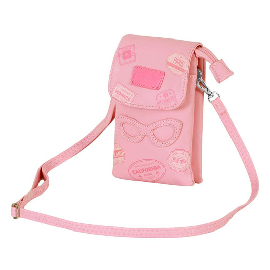 Barbie Travel-Mobile Phone Bag, Pink