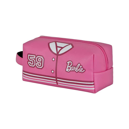 Barbie Varsity-Borsa da Toilette da Viaggio Brick PLUS, Rosa