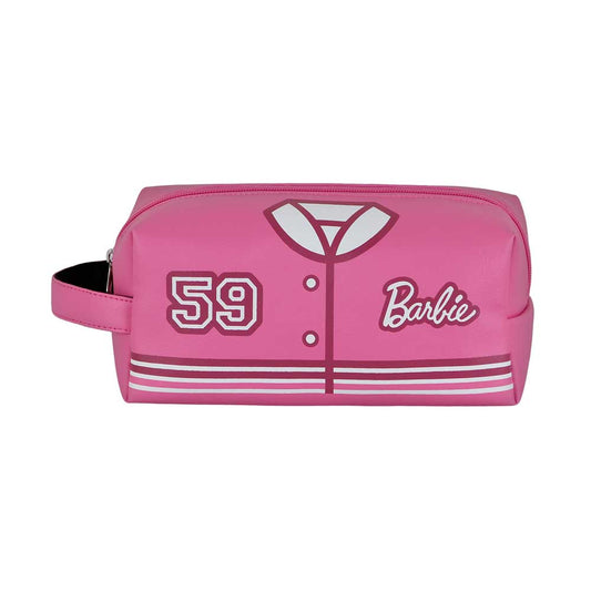 Barbie Varsity-Borsa da Toilette da Viaggio Brick PLUS, Rosa