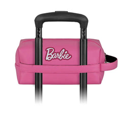 Barbie Varsity-PLUS Brick Travel Toiletry Bag, Pink