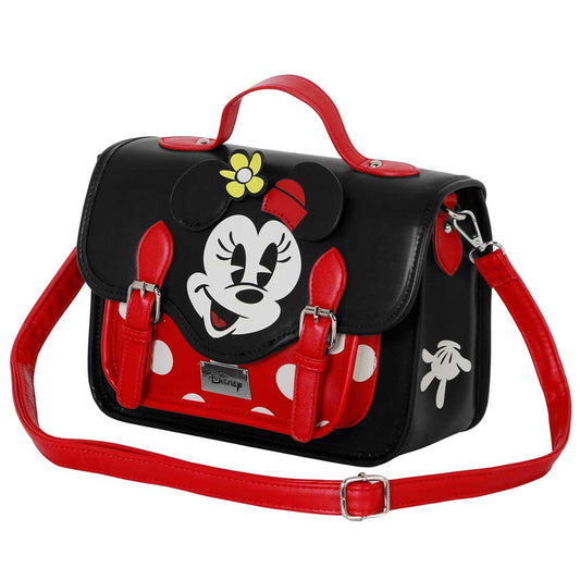 Disney Minnie Mouse Face-Bolso-Mochila Satchel, Multicolor