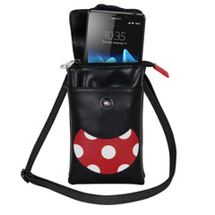 Disney Minnie Mouse Face-Mobile Phone Bag, Multicolour