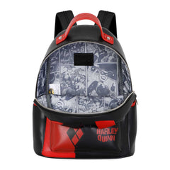 DC Comics Harley Quinn Jacket-Mochila Heady, Negro