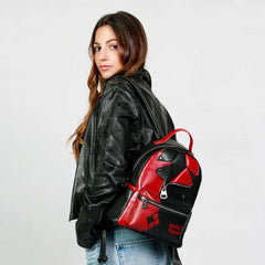 DC Comics Harley Quinn Jacket-Mochila Heady, Negro