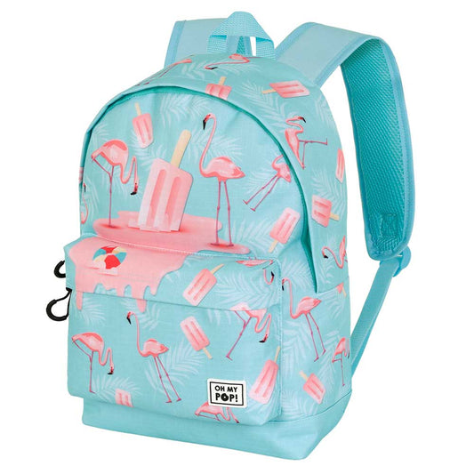 Oh My Pop Ice Flamingo-Sacchetto HS FAN 2.2, Turchese