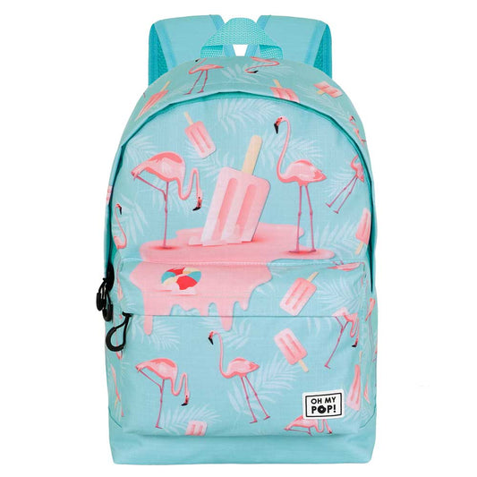 Oh My Pop Ice Flamingo-Sacchetto HS FAN 2.2, Turchese