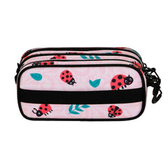 Oh My Pop Ladybug-Estuche Portatodo Trick FAN 2.2, Rosa