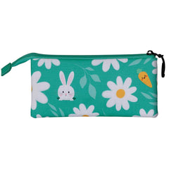 Oh My Pop Blooming-Estuche Portatodo Triple, Turquesa