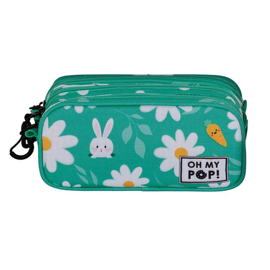 Oh My Pop Blooming-Estuche Portatodo Trick FAN 2.2, Turquesa