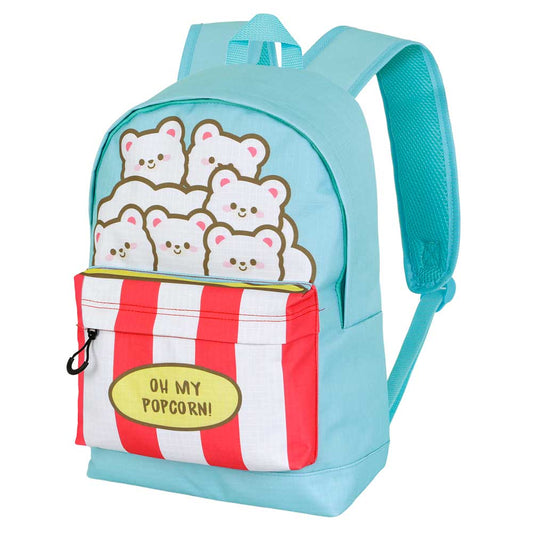 Oh My Pop Popcorn-Backpack HS FAN 2.2, blu