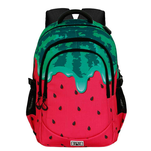 Oh My Pop! Melty Melon-PLUS Running Backpack, Green