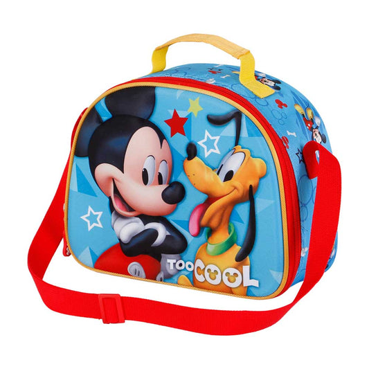 Disney Topolino Pal-Borsa Porta Merenda 3D, Blu