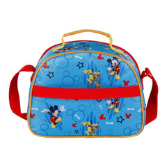 Disney Topolino Pal-Borsa Porta Merenda 3D, Blu