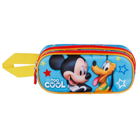 Disney Mickey Mouse Pal-Pal-Double 3D Pencil Case, Blue