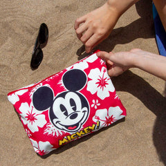 Disney Mickey Mouse Hawaii-Soleil Beach Toiletry Bag, Red