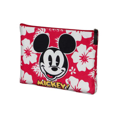 Disney Mickey Mouse Hawaii-Soleil Beach Toiletry Bag, Red